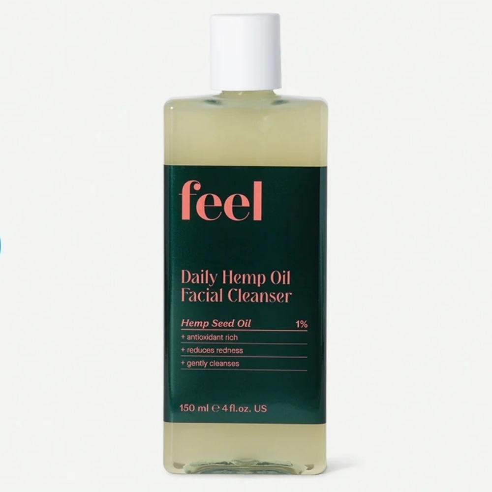 Feel Daily Hemp Oil Facial Cleanser 4 Oz. NEW